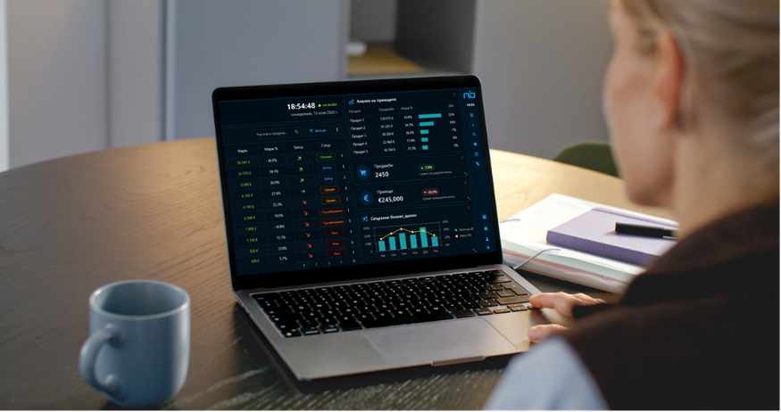 Product and customer profitability analysis through connected data from sales, warehouse, production, logistics, and accounting.